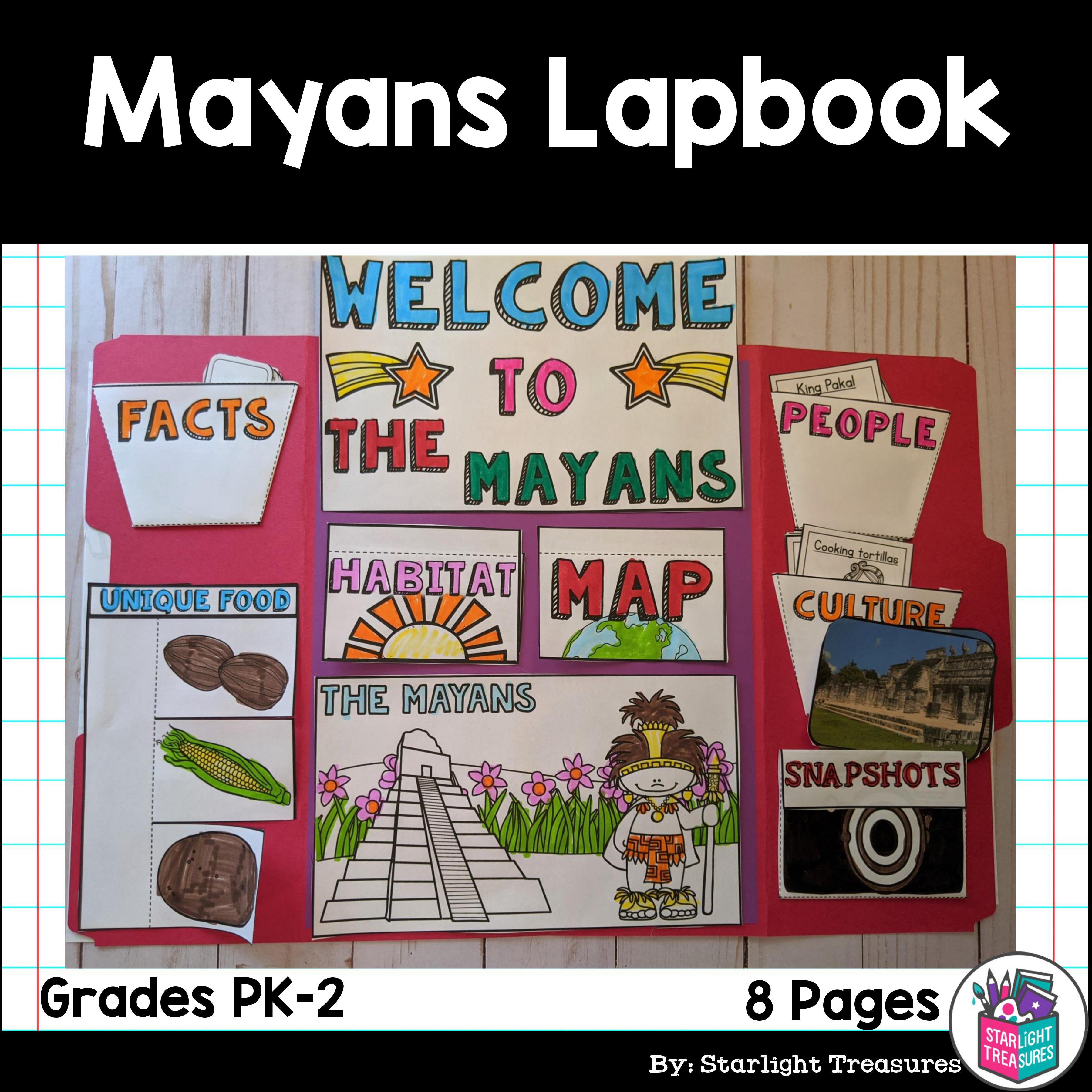 Mayan Lapbook For Early Learners Ancient Civilizations Classful