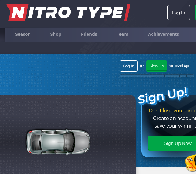 Nitro Type: Free, Online Typing Practice Racing Game for K-12
