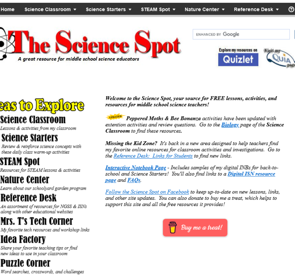 What is Science Spot? (Grades 6-8)
