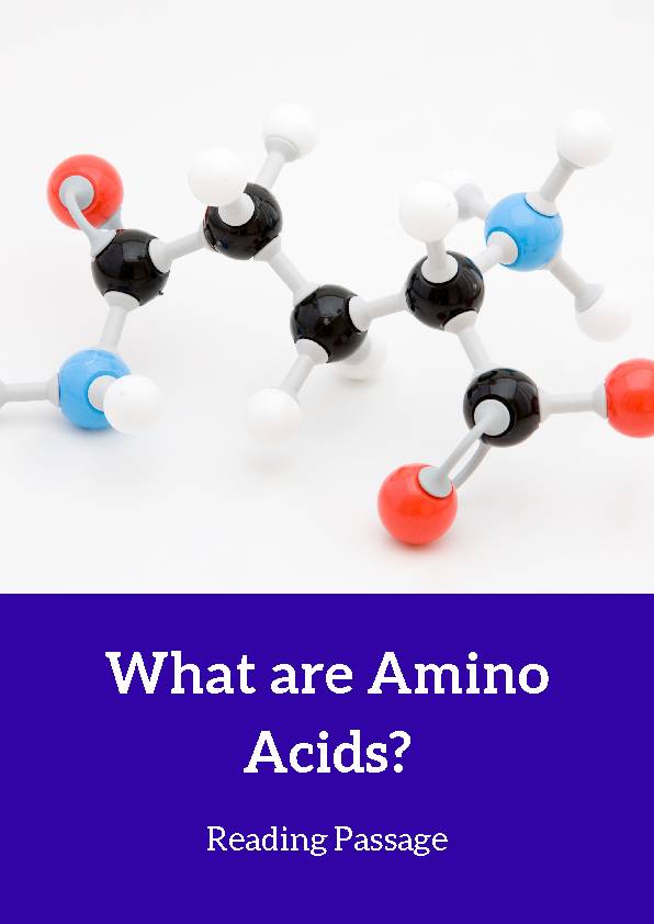 Amino Acid, Reading Passage's featured image