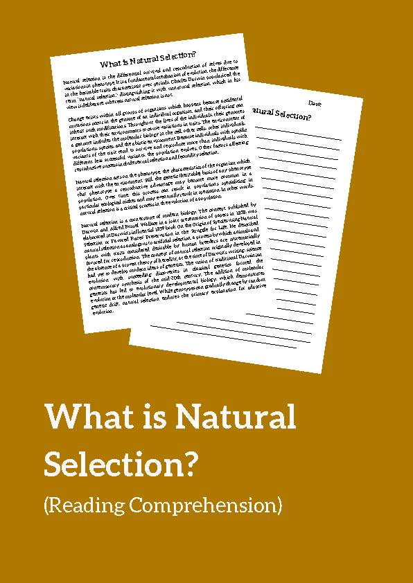 Natural Selection, Reading Passage's featured image