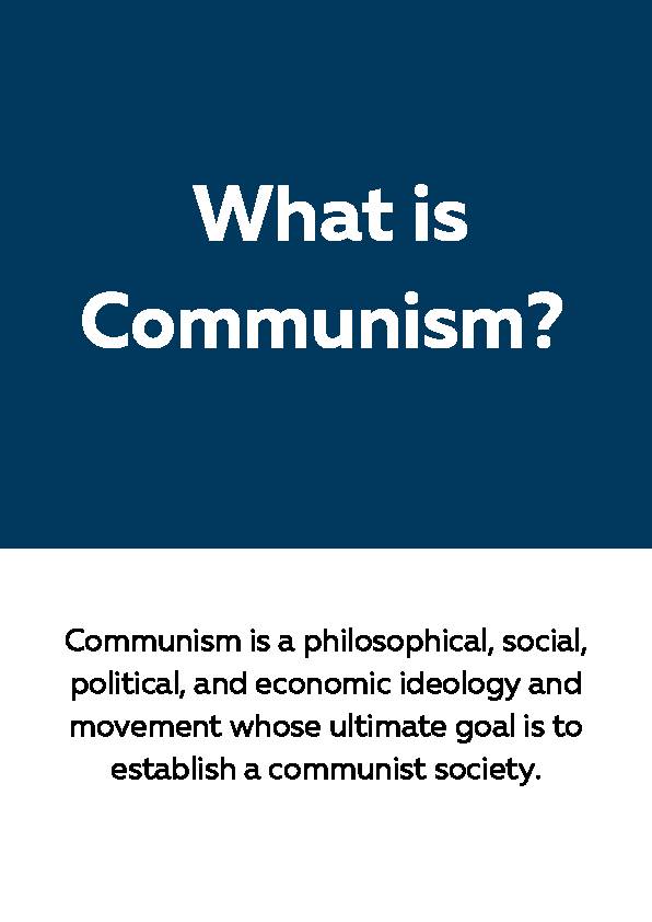 Communism, Reading Passage's featured image