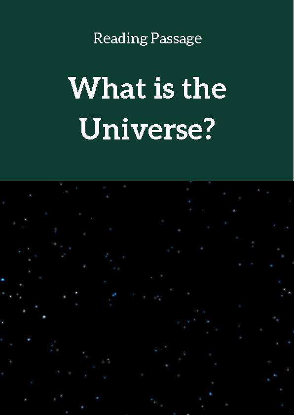 Universe, Reading Passage's featured image