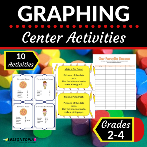 Graphing Center Activities | Bar Graphs and Pictographs