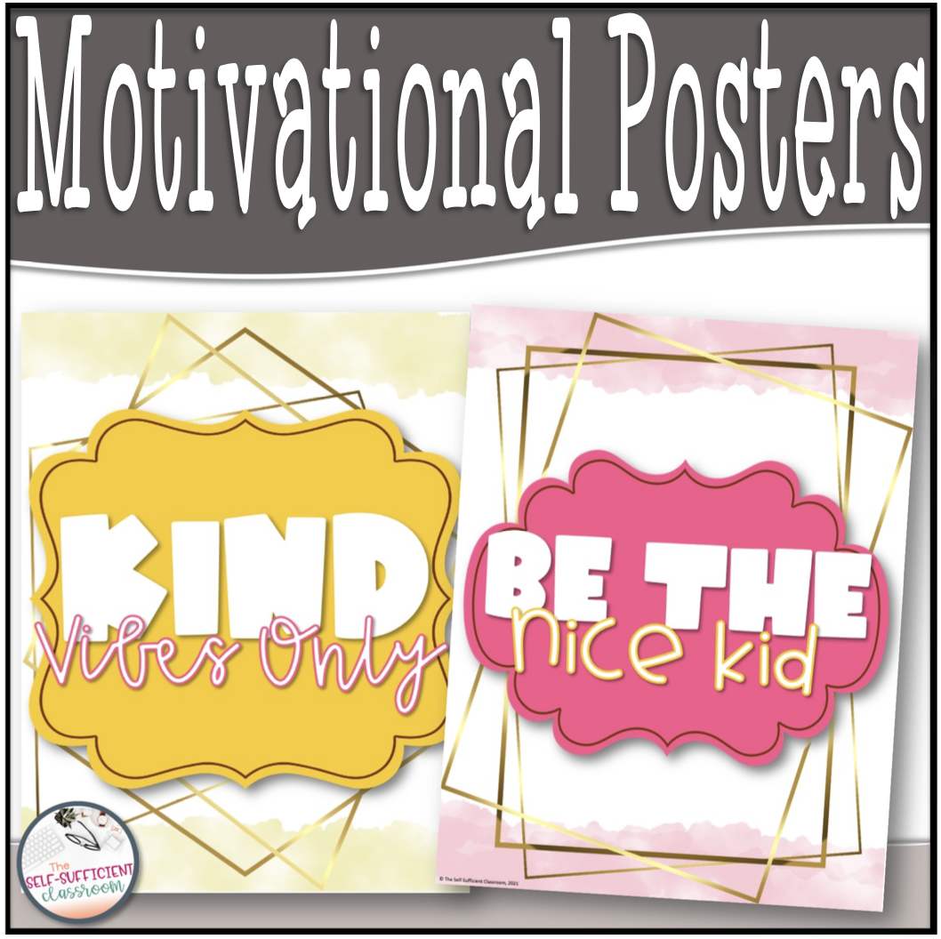 Motivational Classroom Posters's featured image
