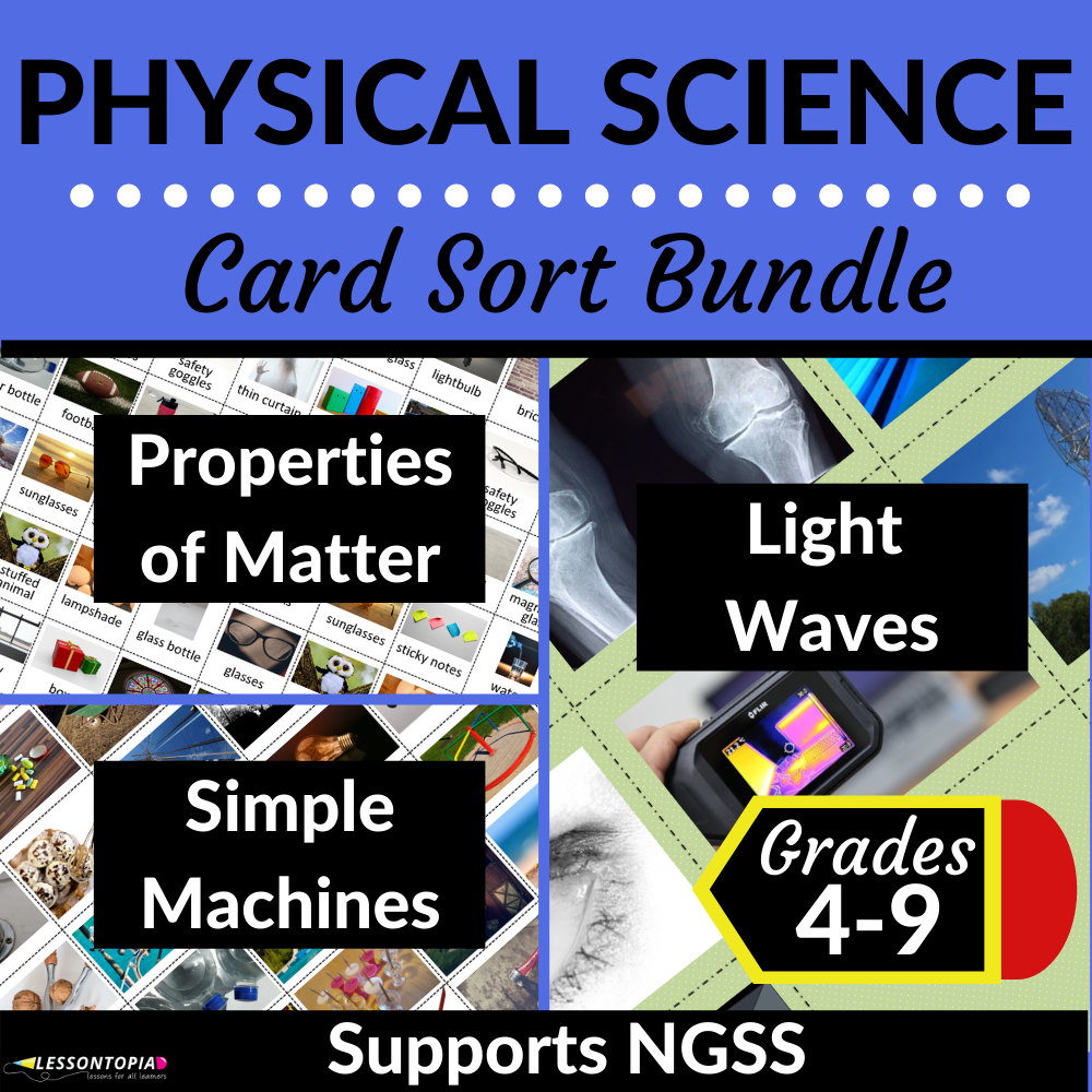 Physical Science Bundle | Card Sorts