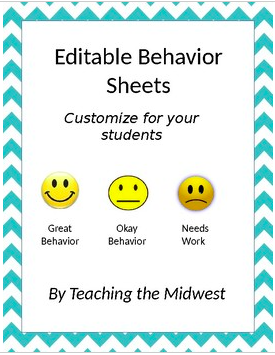 Editable Emotion Face Behavior Charts's featured image