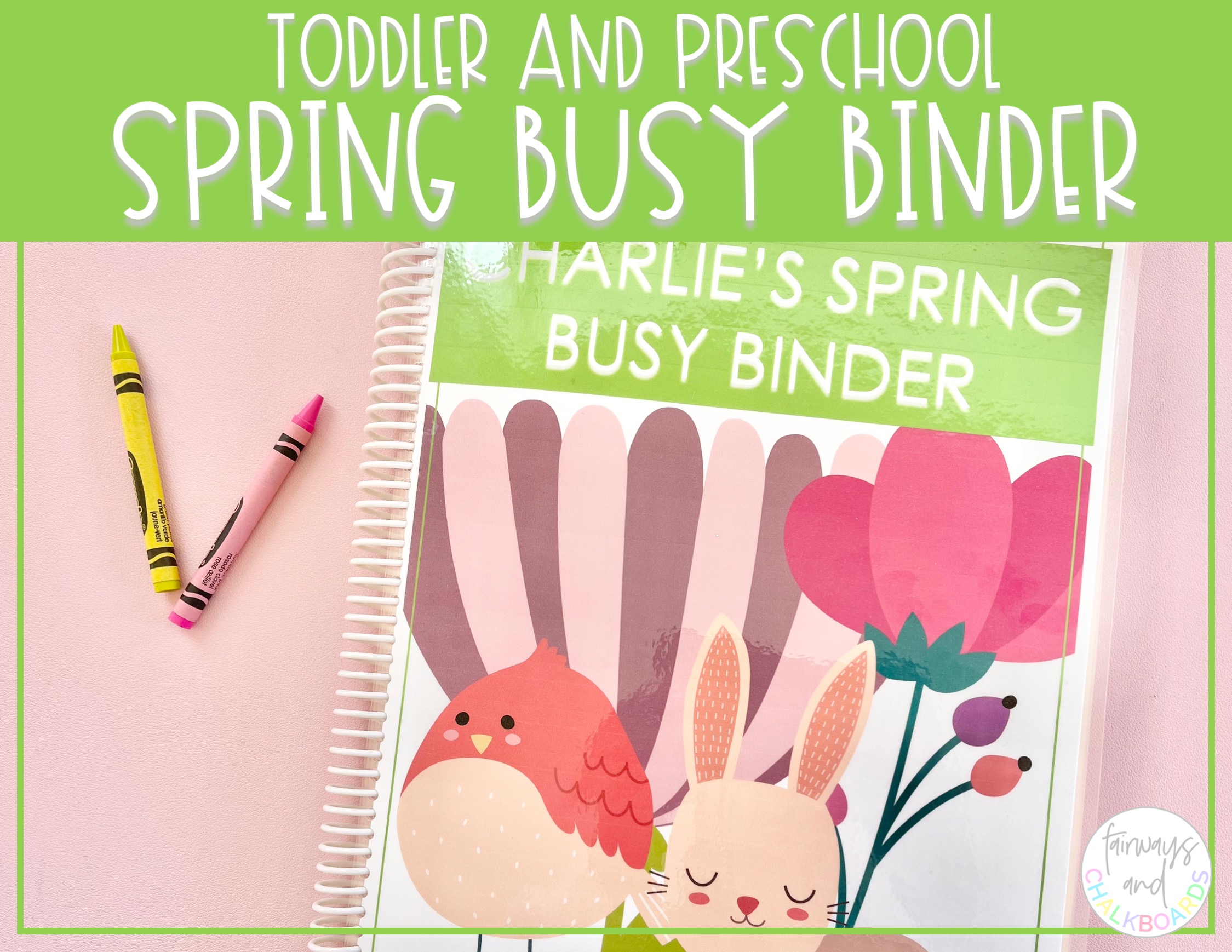 Spring Busy Binder | Preschool Learning Activities's featured image