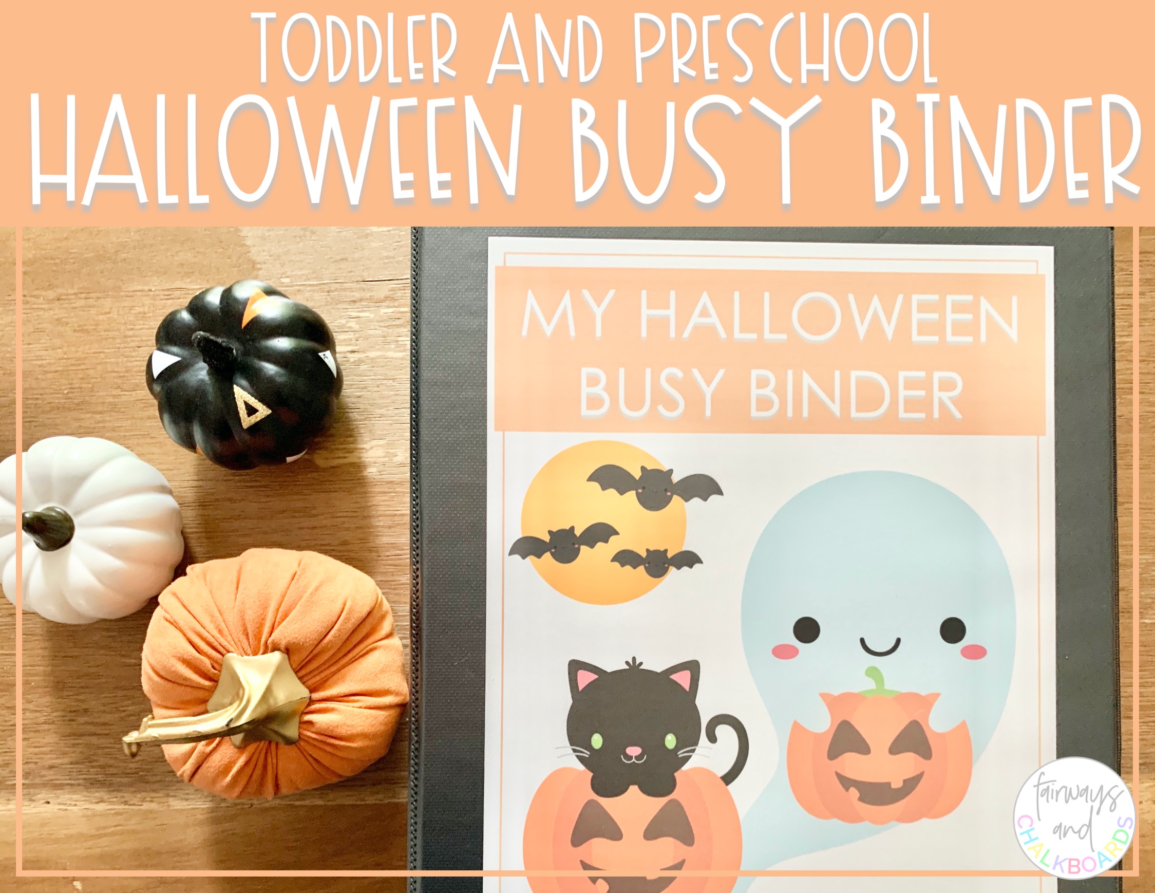 Halloween Busy Binder | Preschool Learning Activities's featured image