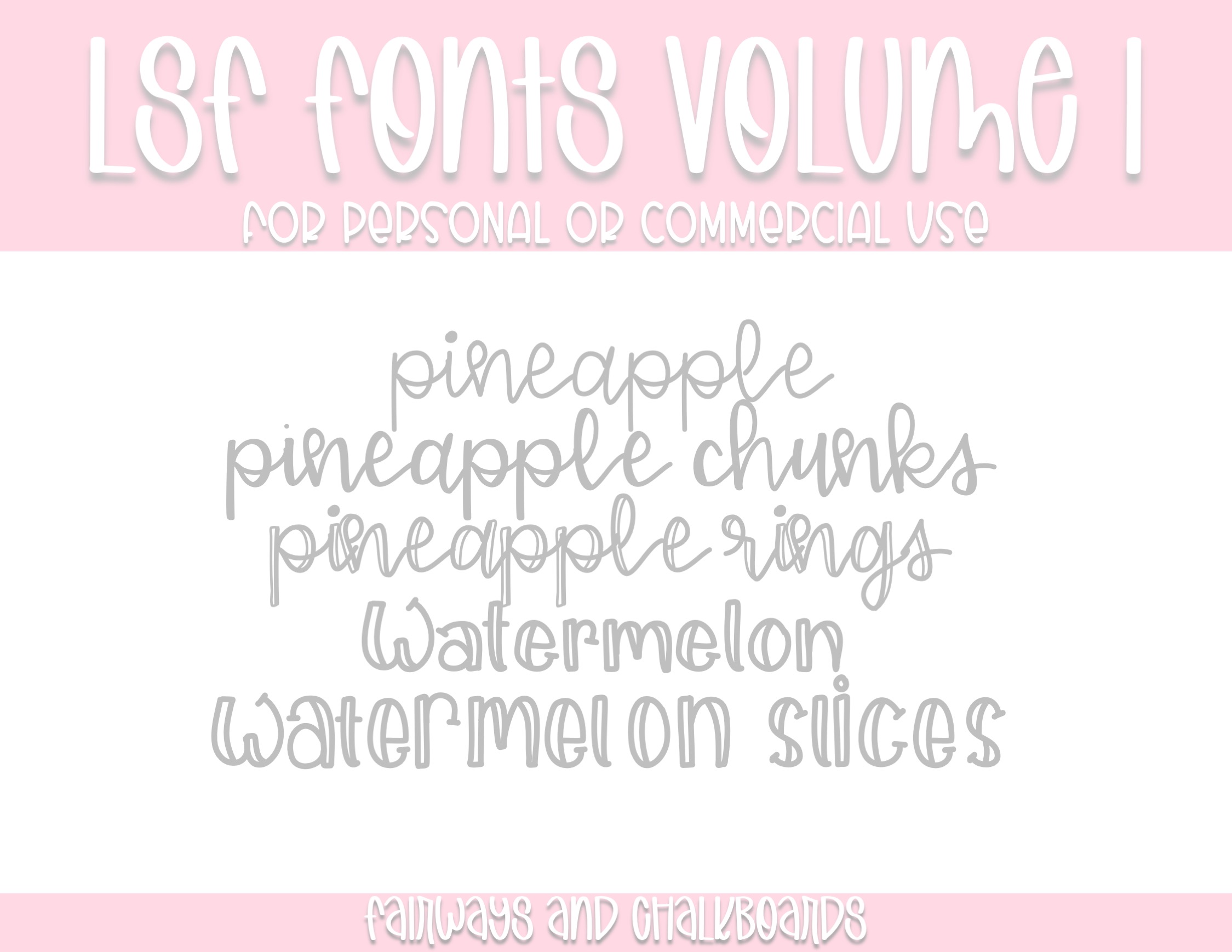 LSF Fonts: Volume 1's featured image