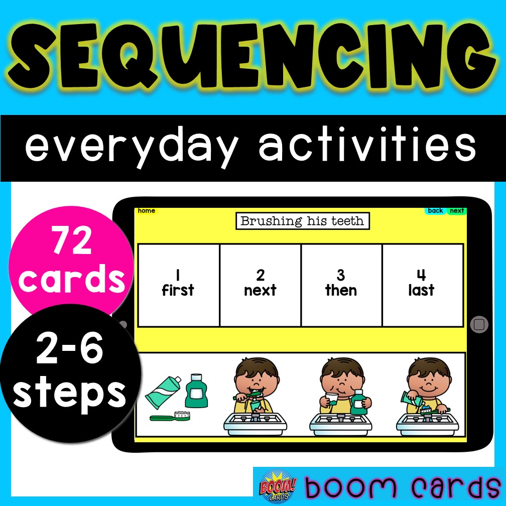 Sequencing of Events | Everyday Activities Boom Cards's featured image