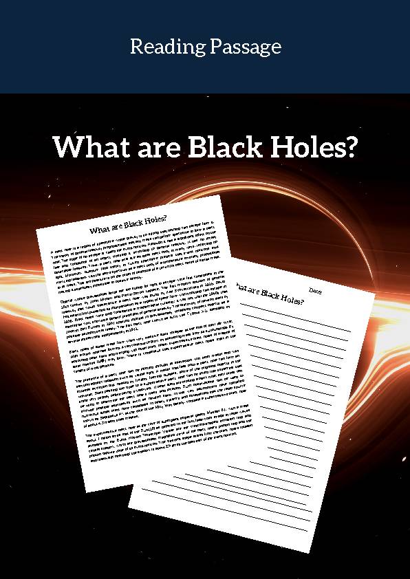 Black Hole, Reading Passage's featured image