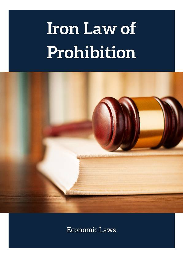 Iron Law of Prohibition (Economic Laws)'s featured image