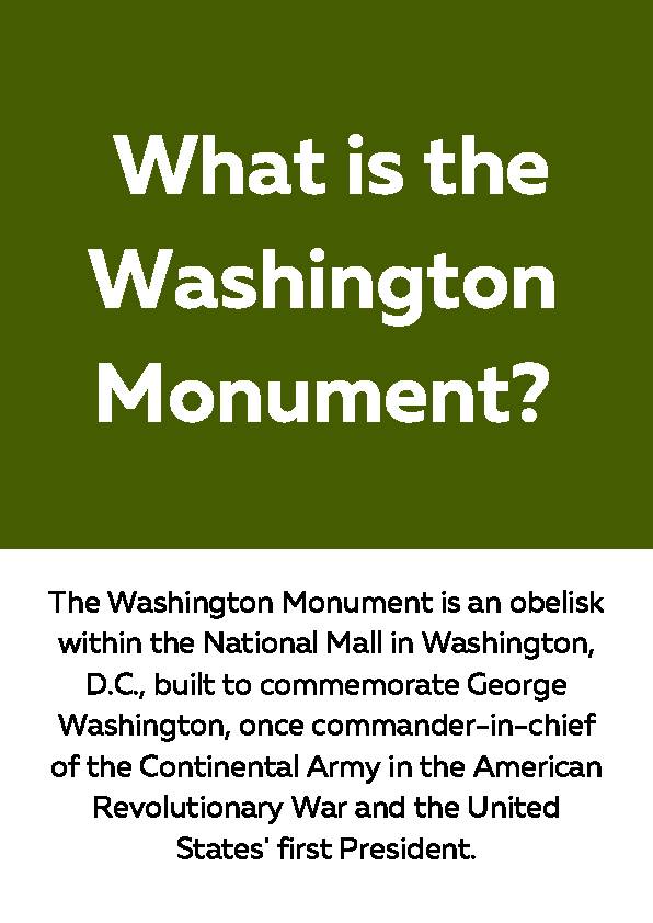 Washington Monument Reading Passage's featured image