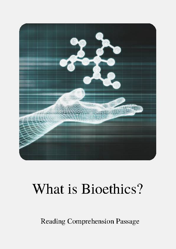 Bioethics, Reading Passage's featured image
