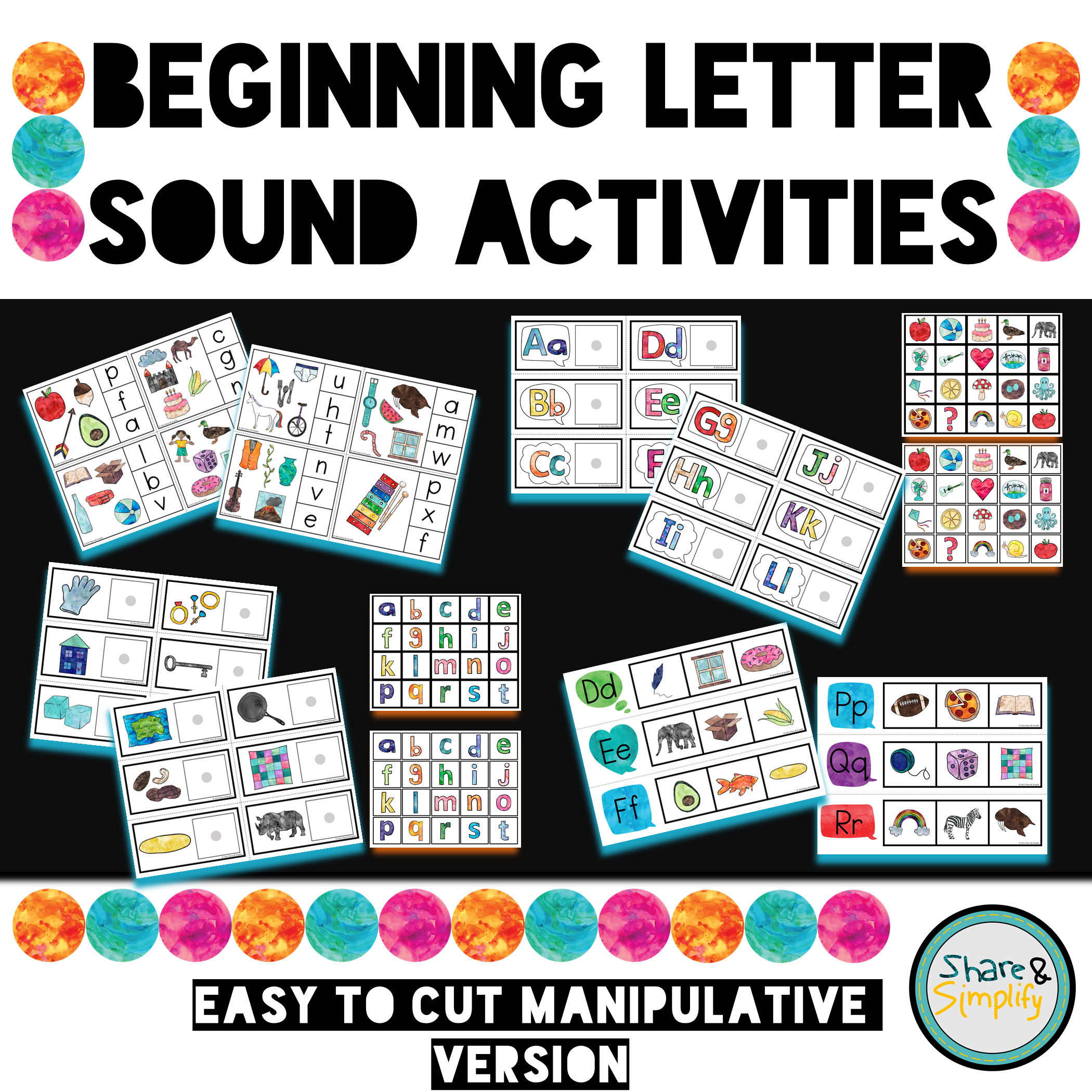 Beginning Letter Sound Activities
