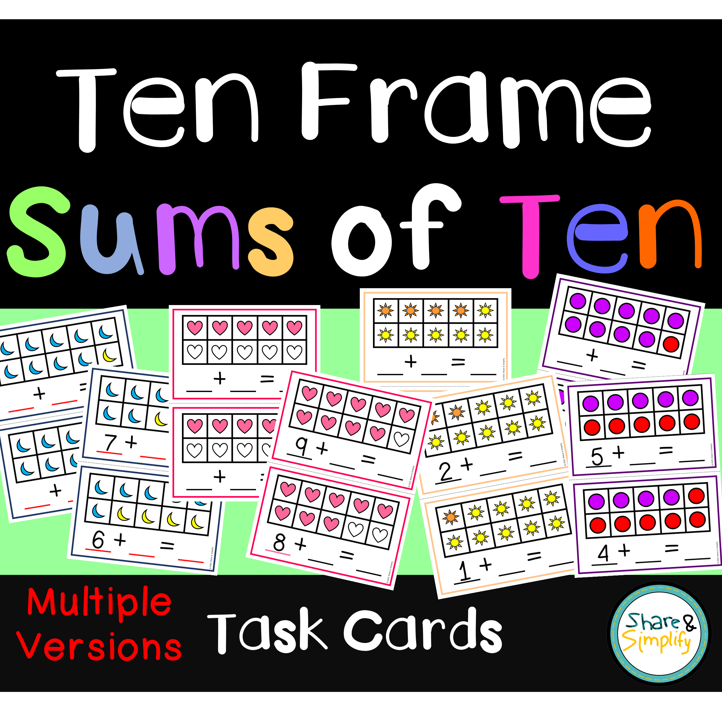 Sums of Ten - Ten Frames's featured image