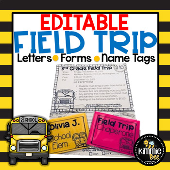 Editable Field Trip Letter and Forms's featured image