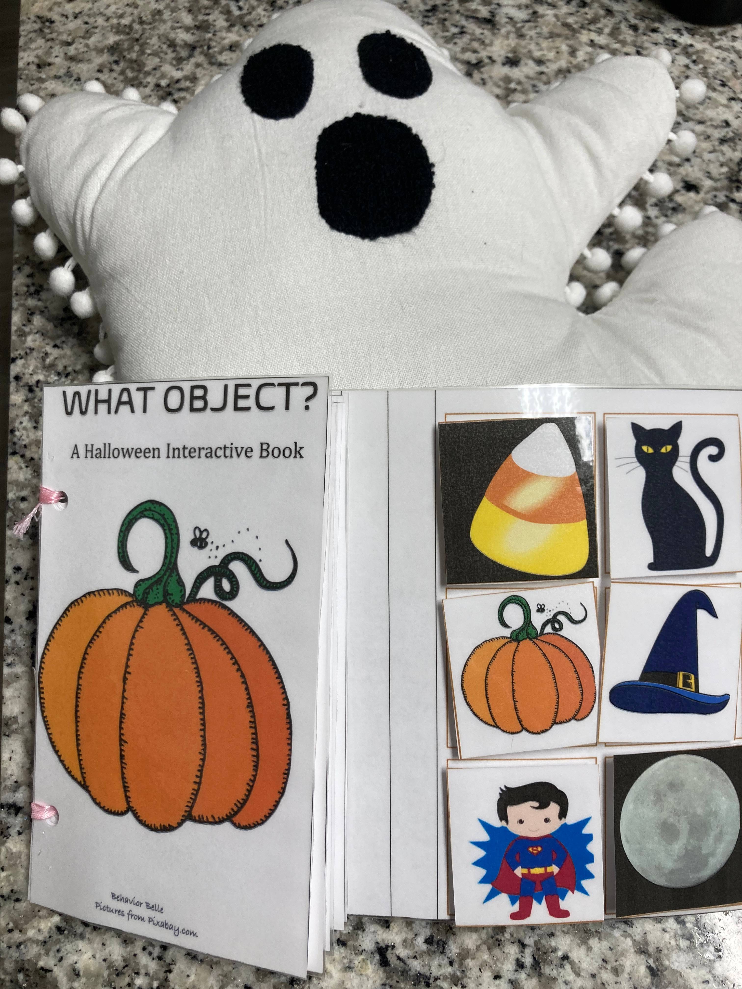 What OBJECT? A WH Questions-Halloween Edition Adapted Book (ABLLS-R Aligned)'s featured image