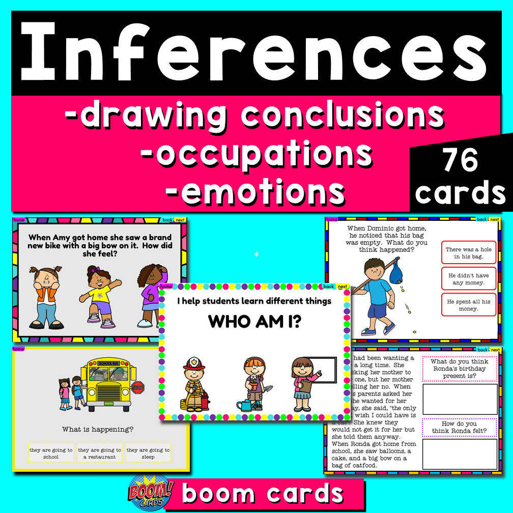 Making Inferences Boom Cards