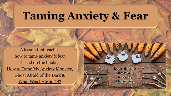 Halloween Ghost Afraid Fear Anxiety Self-talk Social-emotional SEL Lesson 3 videos's featured image