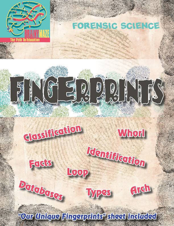 Fingerprints - Forensic Science + hands on activity's featured image