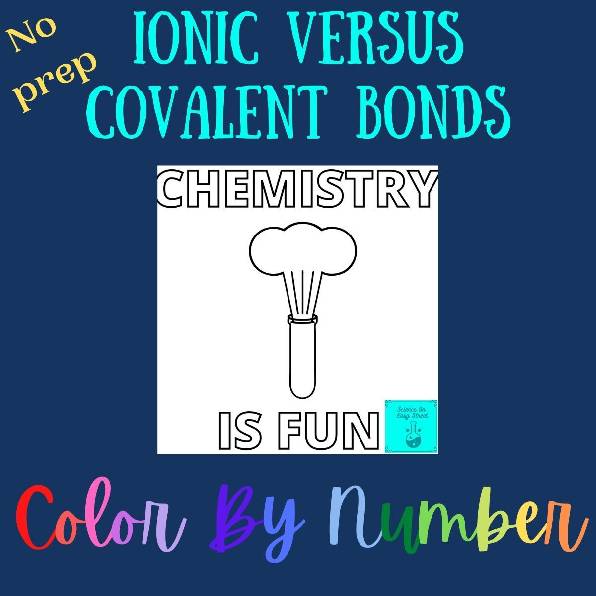 Ionic Vs Covalent Compounds Color By Number