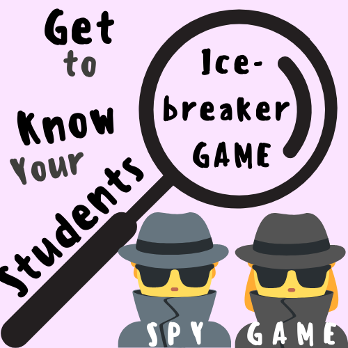 Start/Beginning of the Year Secret Spy GAME (Get-To-Know Your Students Icebreakers); For K-5 Teachers and Students in the Classroom's featured image