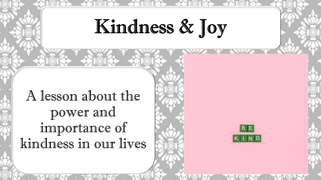 Random Acts Kindness & Joy Caring for Others Social-emotional SEL Lesson 4 video's featured image