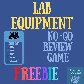 Lab Equipment No-Go Review Game