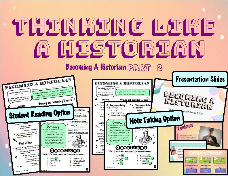 Thinking Like a Historian Presentation (Pt 2: Becoming a Historian)'s featured image