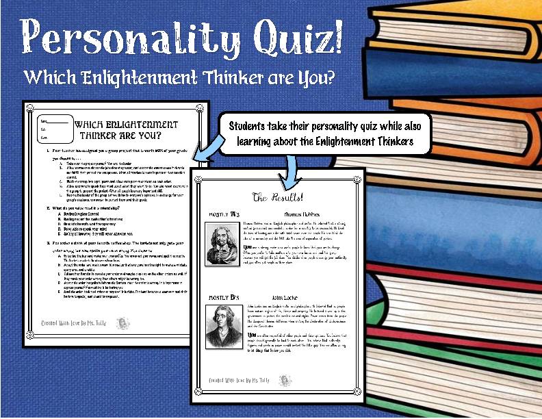 Enlightenment Thinker Personality Quiz (Which Enlightenment Thinker Are You?)