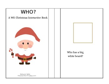 WH Questions WHO Christmas Interactive, Adapted Book's featured image
