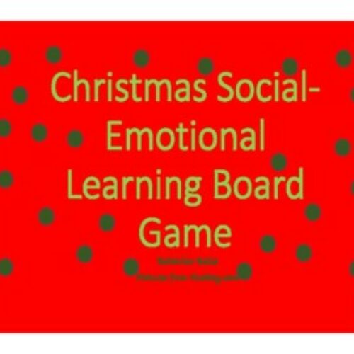 Christmas Social-Emotional Learning Board Game