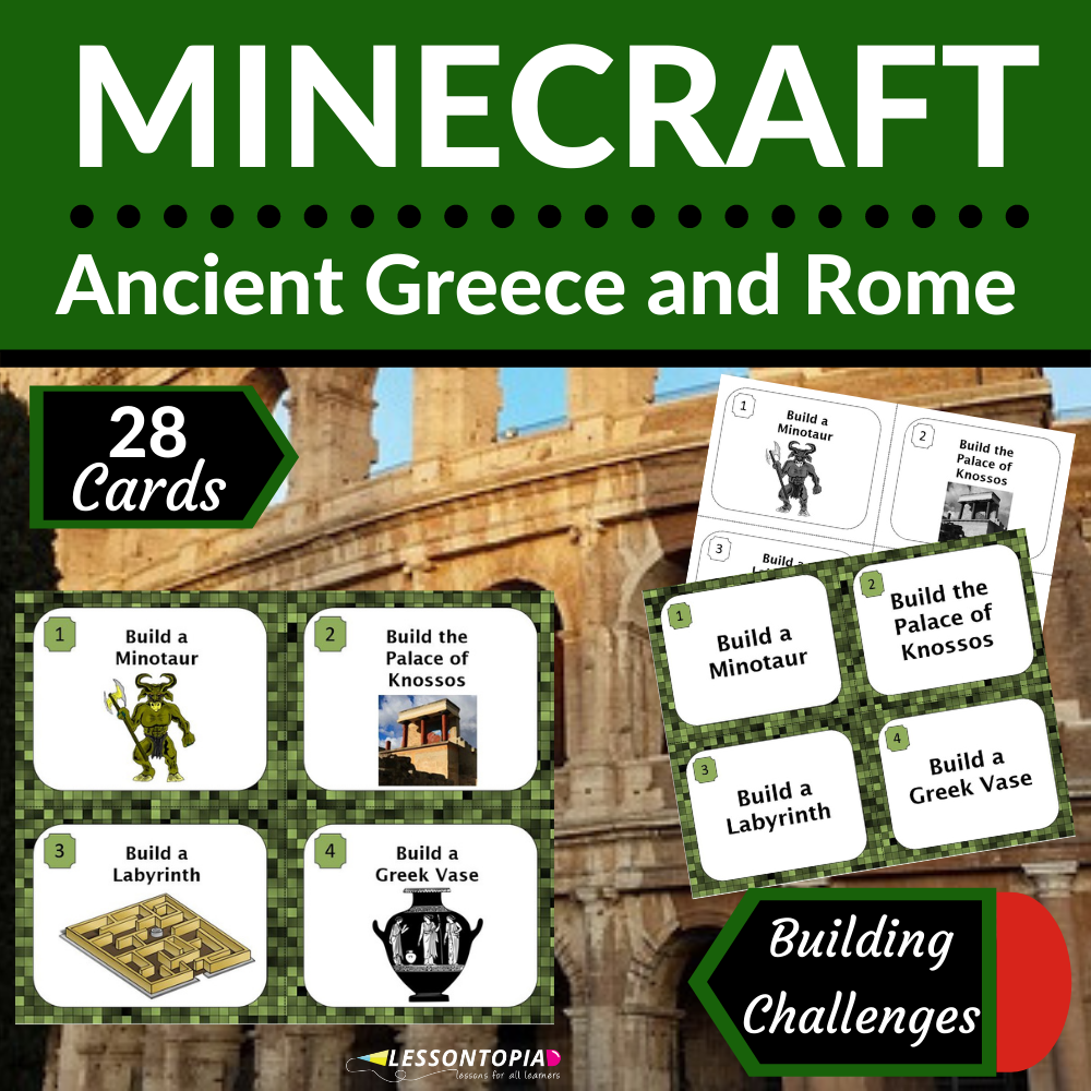 Minecraft Challenges | Ancient Greece and Rome | STEM Activities