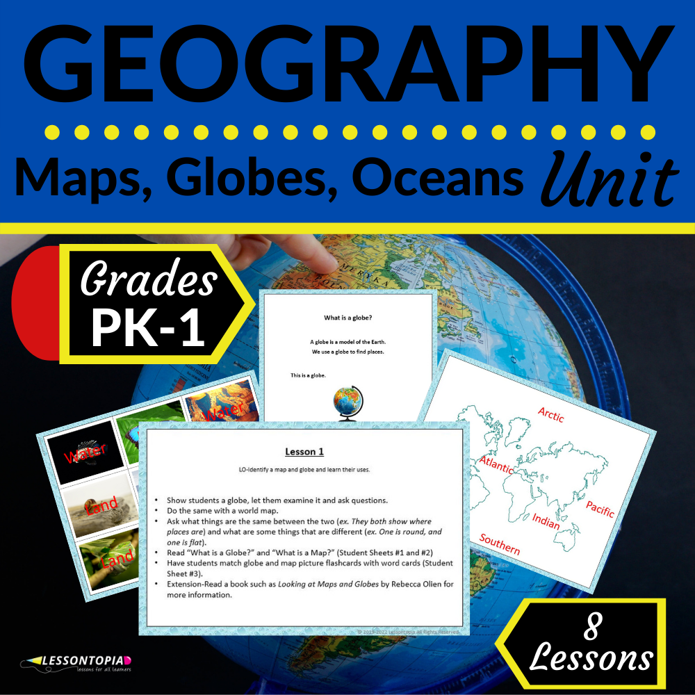 Geography | Maps and Globes | Ocean Lesson Plans