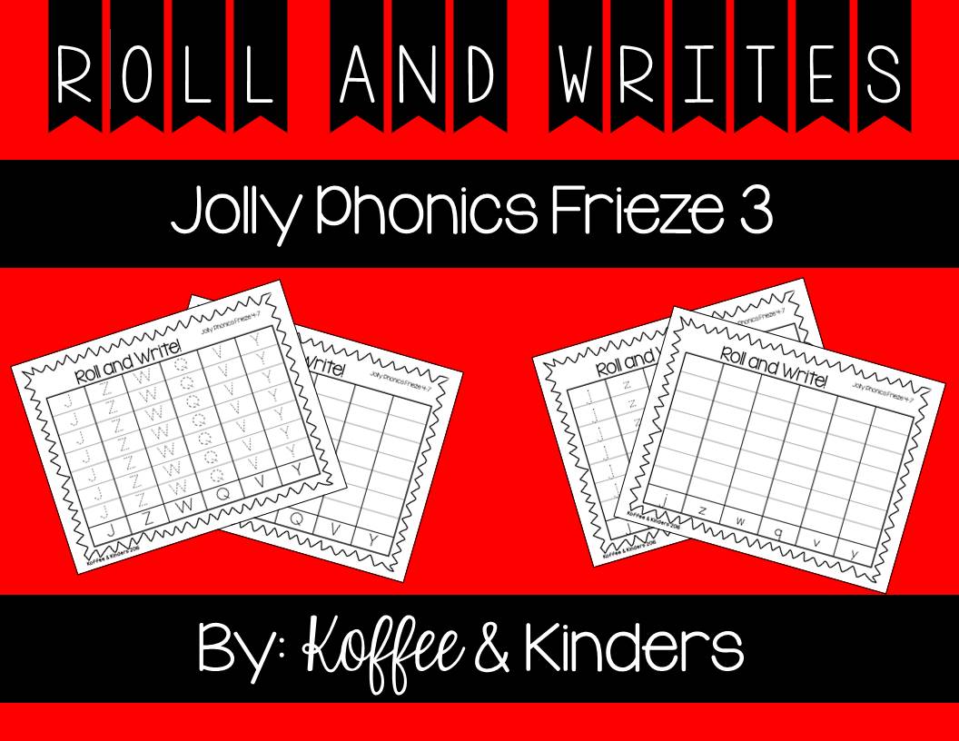 Jolly Phonics Frieze 3 Letters Roll and Write