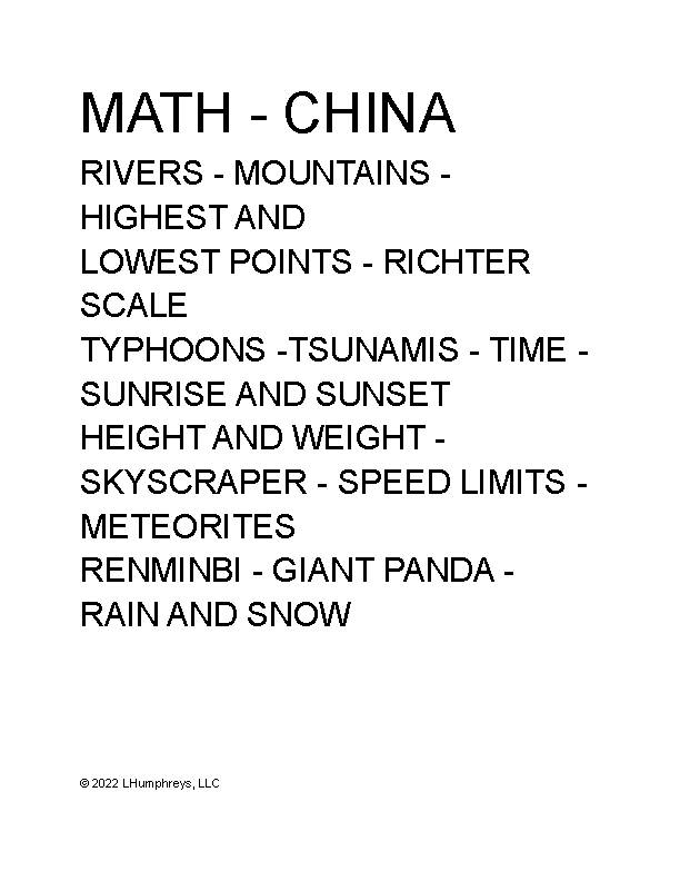 Math - China