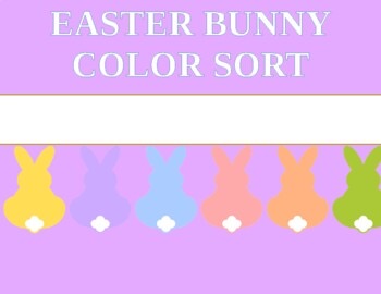 EASTER BUNNY INTERACTIVE COLOR SORT (YELLOW, BLUE, & PURPLE) Show preview image 1 Show preview image 2 Show preview image 3