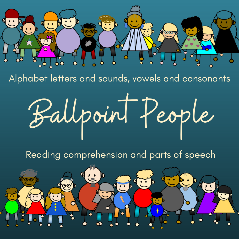 BUNDLE: Ballpoint People Teach the Alphabet *ALL LETTERS A-Z*