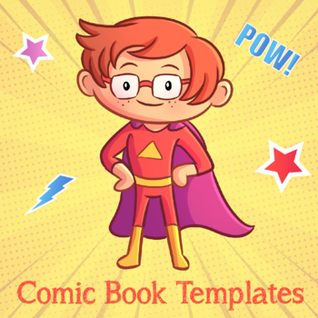 Creative Comic Book Drawing Template's featured image