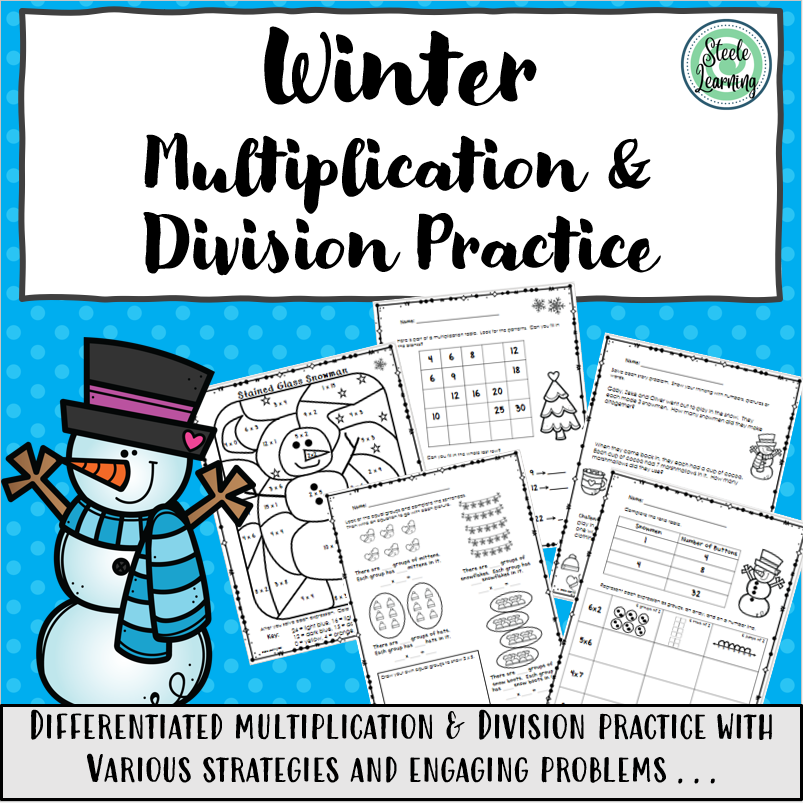 Winter Multiplication and Division Pack's featured image