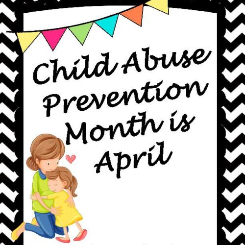 Child Abuse Awareness Bulletin Board Set/ Powerpoint Slides's featured image