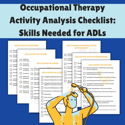 Skills Need for ADLs | OT Activity Analysis | Occupational Therapy Students | ADL Handouts | Activities of Daily Living | COTA student's featured image