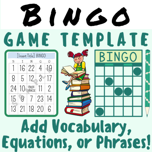 [EDITABLE] Bingo Game Template For K-12 Teachers and Students In The Classroom's featured image