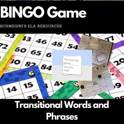 BINGO with Transitional Words and Phrases's featured image