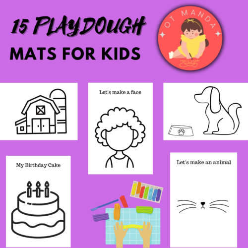 Playdough Mats for Fine Motor and Sensory Play| Early Intervention Occupational Therapy's featured image