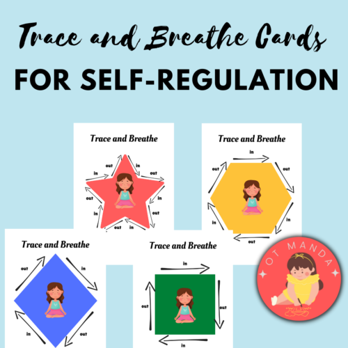 Self-Regulation Trace and Breathe Printables for Toddlers and Children | Mindfulness and Calming in Occupational Therapy |Early Intervention's featured image