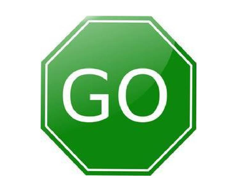 Stop and Go signs