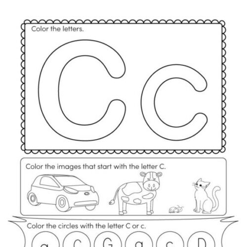 A-Z Coloring - Printable Alphabet Activity - 43 Worksheets ...